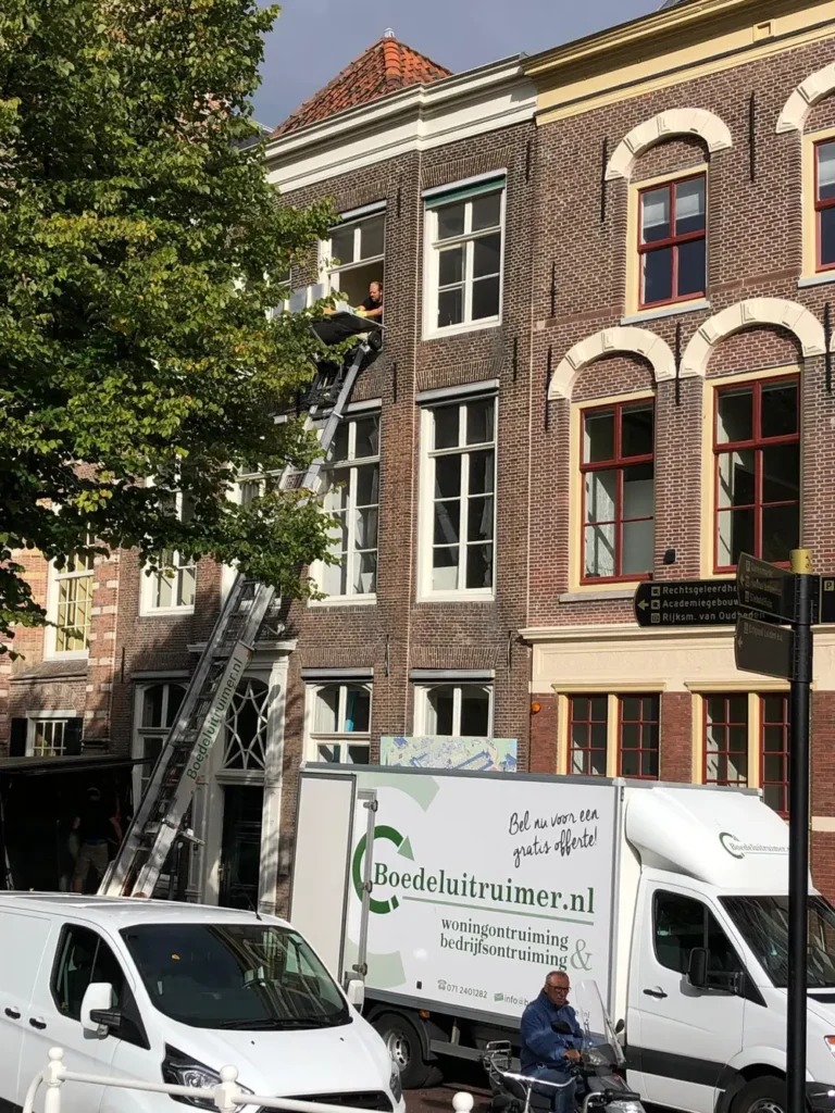 verhuislift werkwijze ontruimer